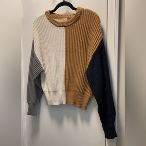 A New Day Multicolor Cowl Neck Sweater